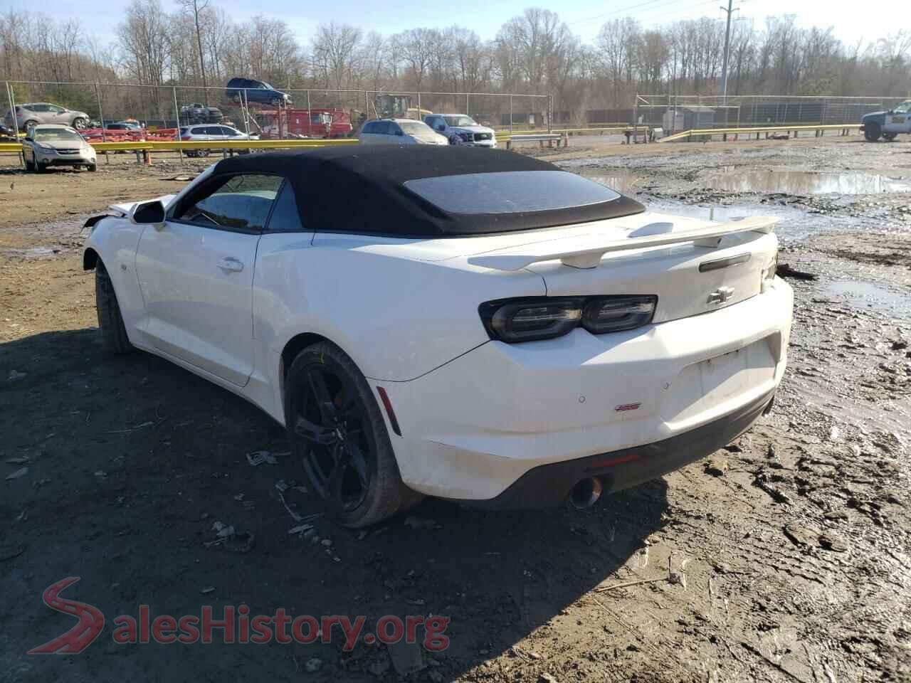 2019 CHEVROLET CAMARO VIN 1G1FH3D78K0126839, right side view