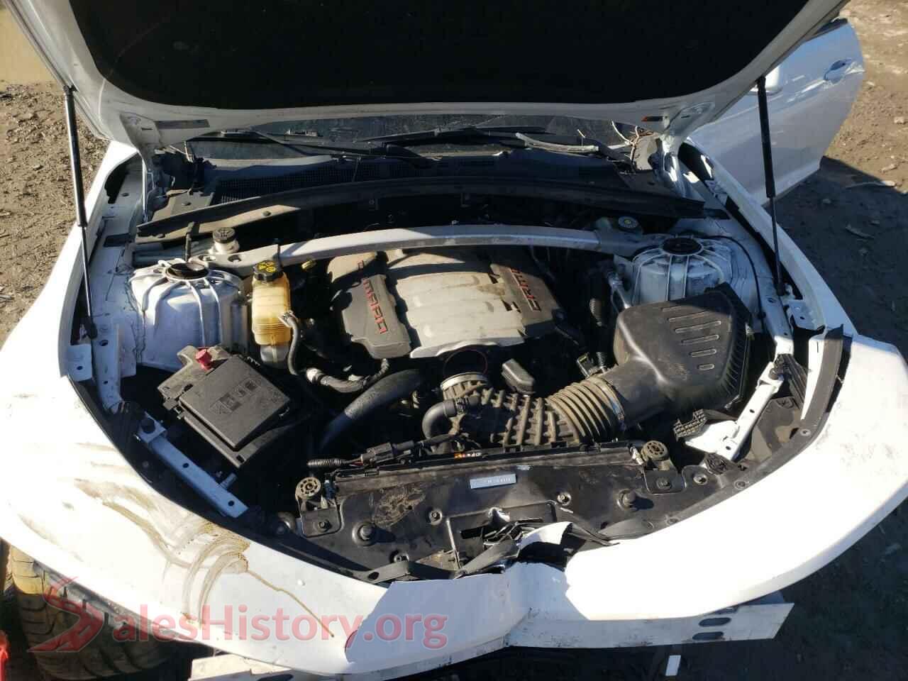 2019 CHEVROLET CAMARO VIN 1G1FH3D78K0126839, engine bay