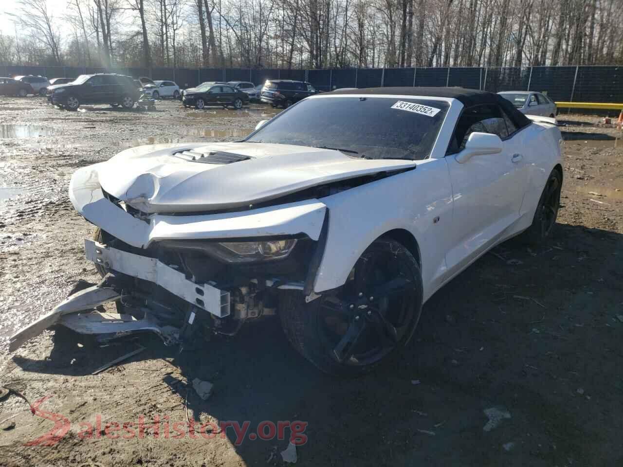 2019 CHEVROLET CAMARO VIN 1G1FH3D78K0126839, front view