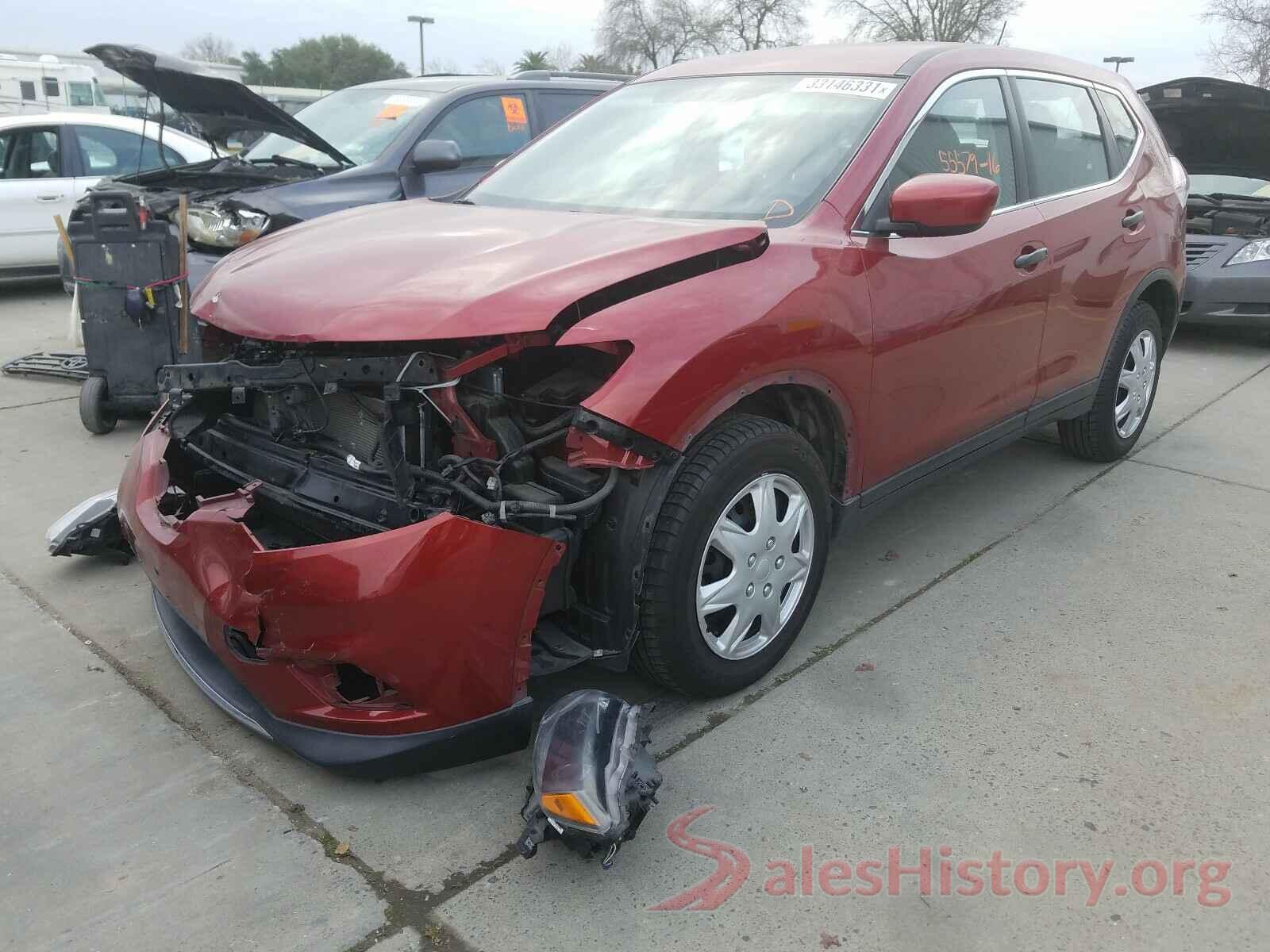 KNMAT2MT7GP607378 2016 NISSAN ROGUE