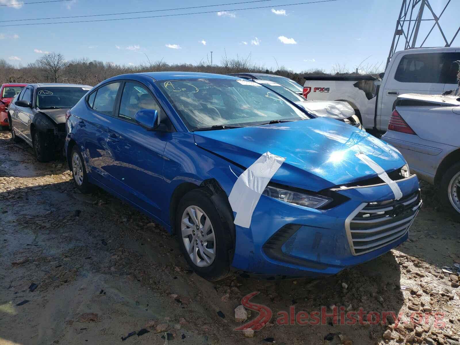 KMHD74LF2HU097190 2017 HYUNDAI ELANTRA