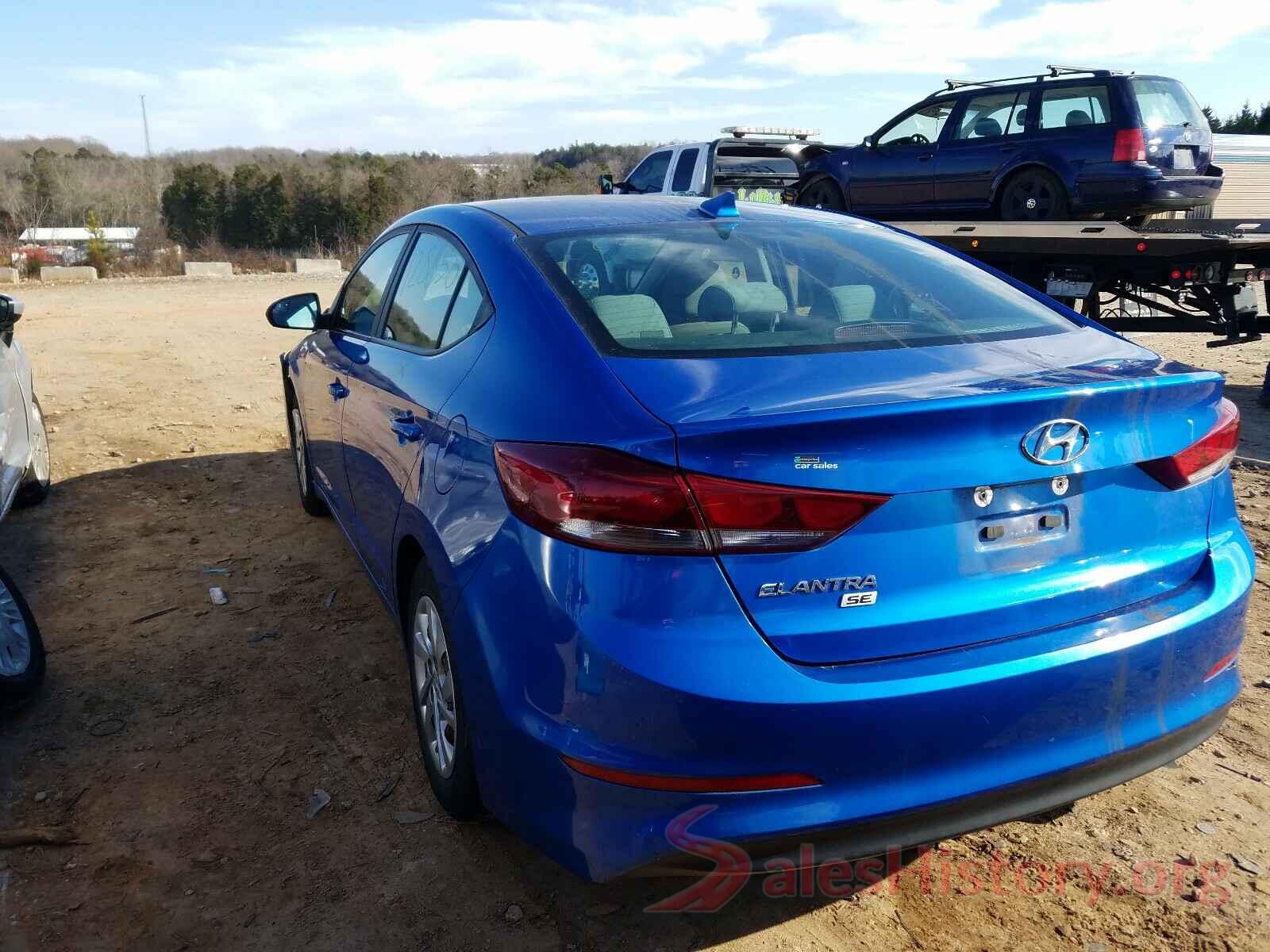 KMHD74LF2HU097190 2017 HYUNDAI ELANTRA