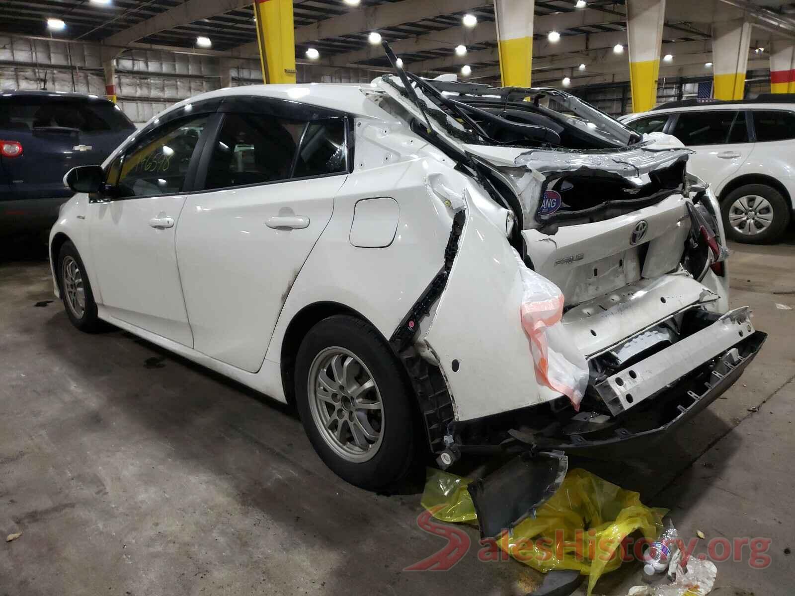 JTDKARFUXJ3061893 2018 TOYOTA PRIUS