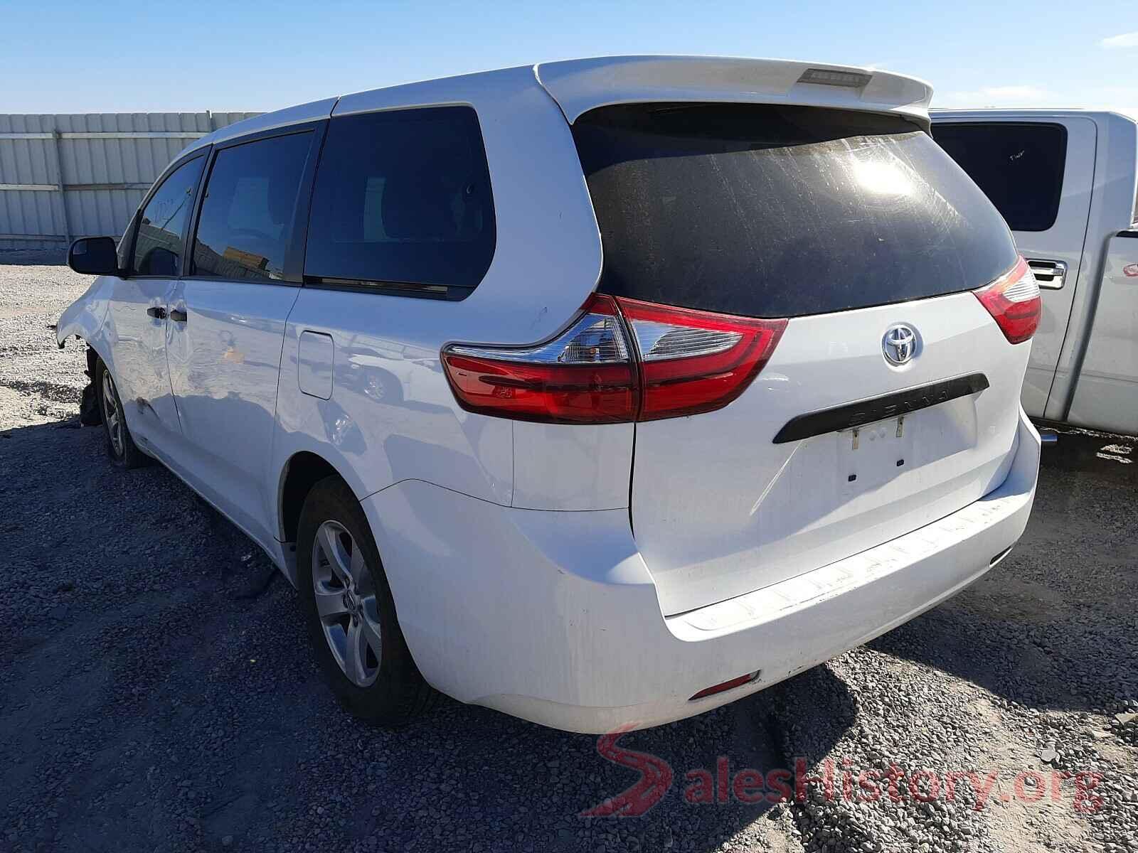 5TDZZ3DC6HS828386 2017 TOYOTA SIENNA