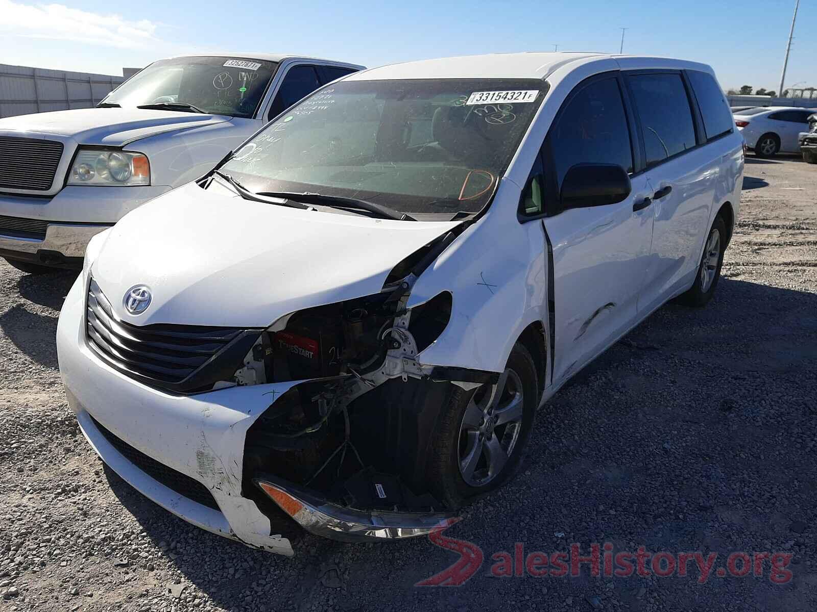 5TDZZ3DC6HS828386 2017 TOYOTA SIENNA