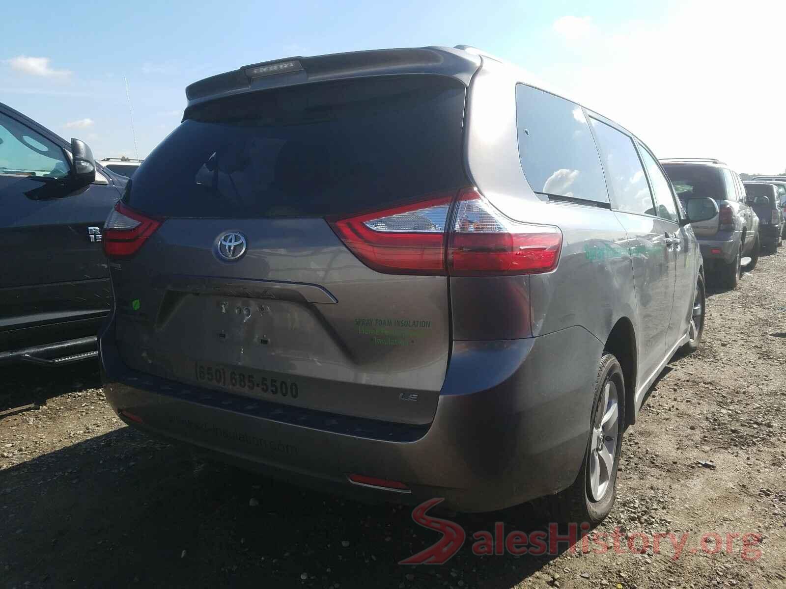 5TDKZ3DC7KS016412 2019 TOYOTA SIENNA