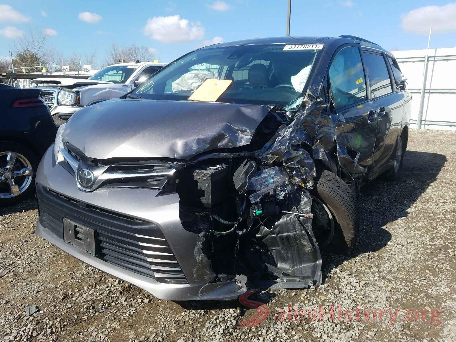 5TDKZ3DC7KS016412 2019 TOYOTA SIENNA