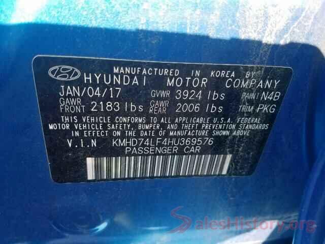 KMHD74LF4HU369576 2017 HYUNDAI ELANTRA