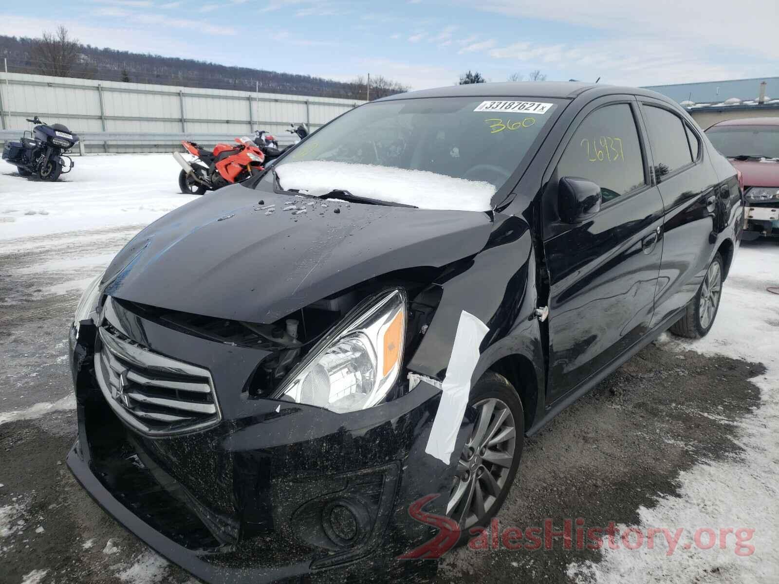 ML32F3FJ7KHF12471 2019 MITSUBISHI MIRAGE