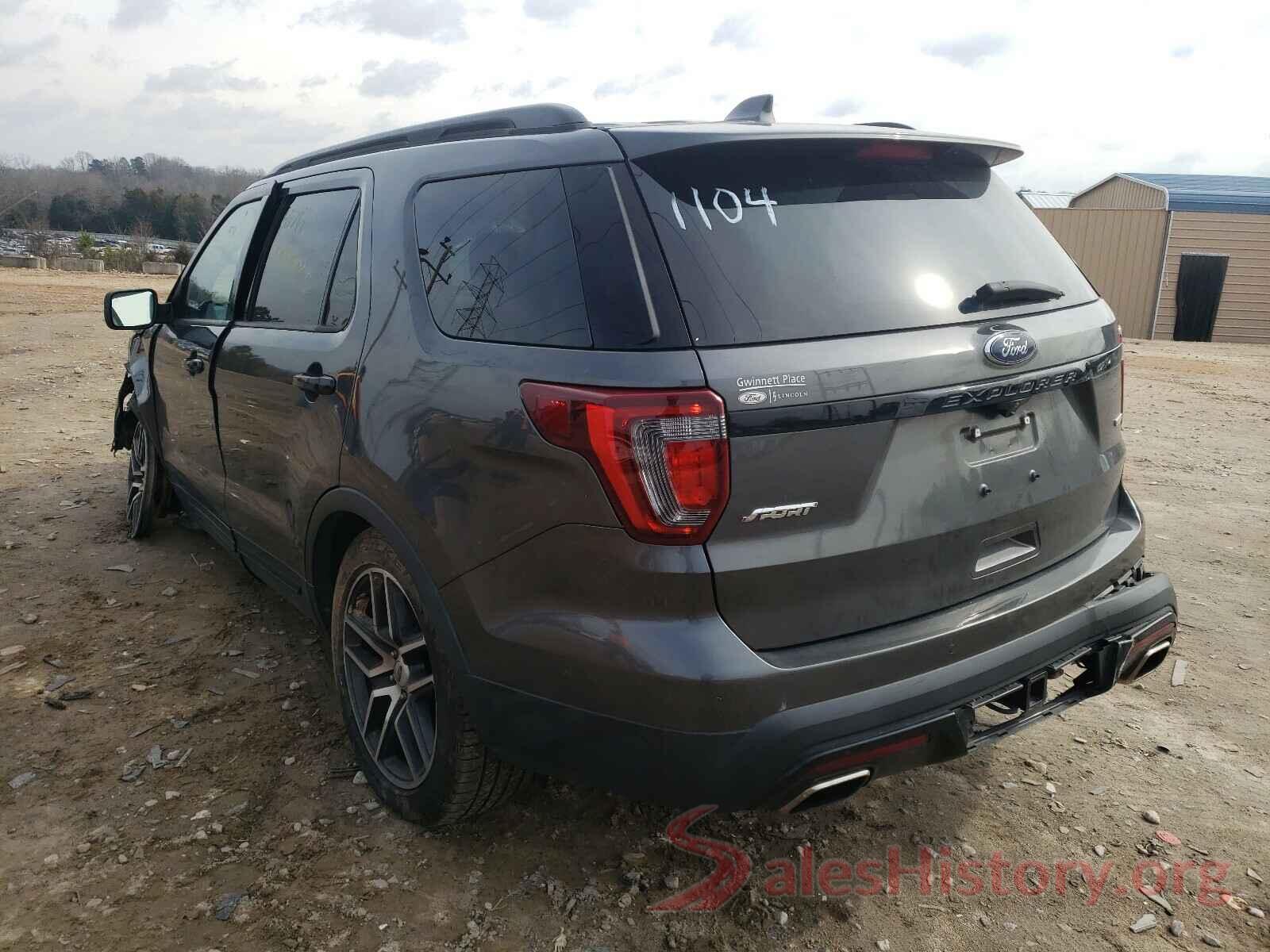 1FM5K8GT2GGC01104 2016 FORD EXPLORER