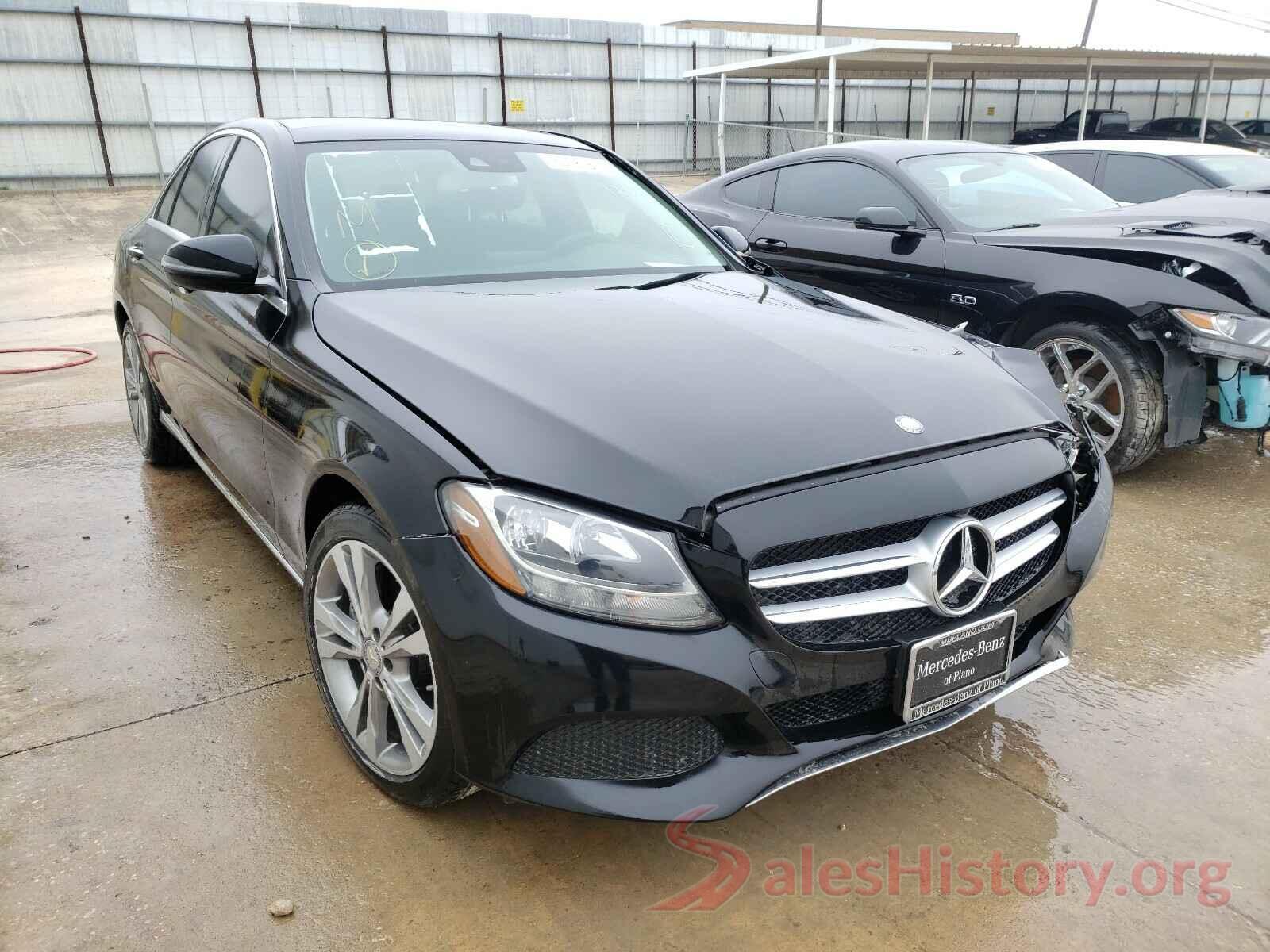 55SWF4KB5HU205744 2017 MERCEDES-BENZ C CLASS