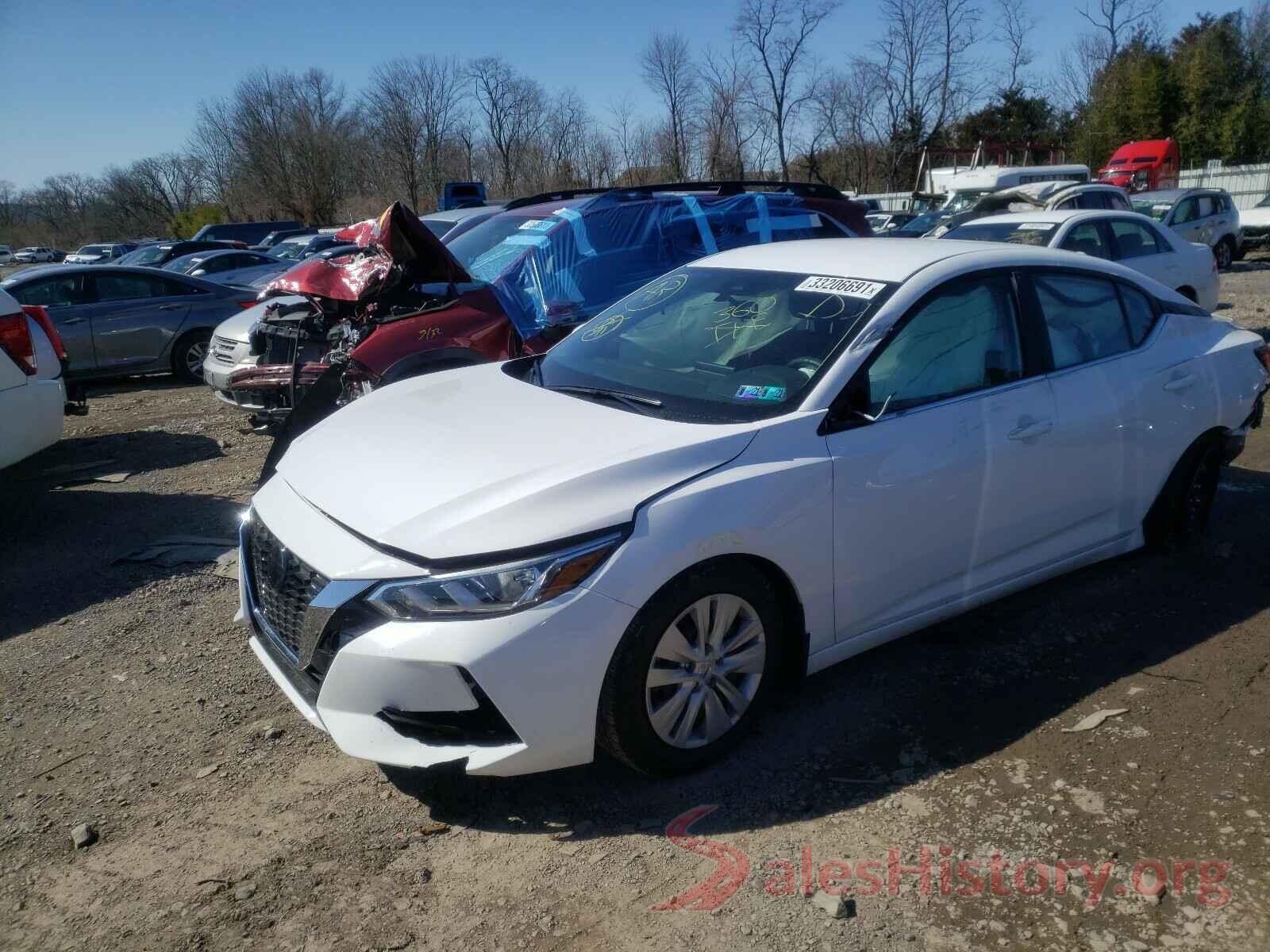 3N1AB8BV6LY272054 2020 NISSAN SENTRA