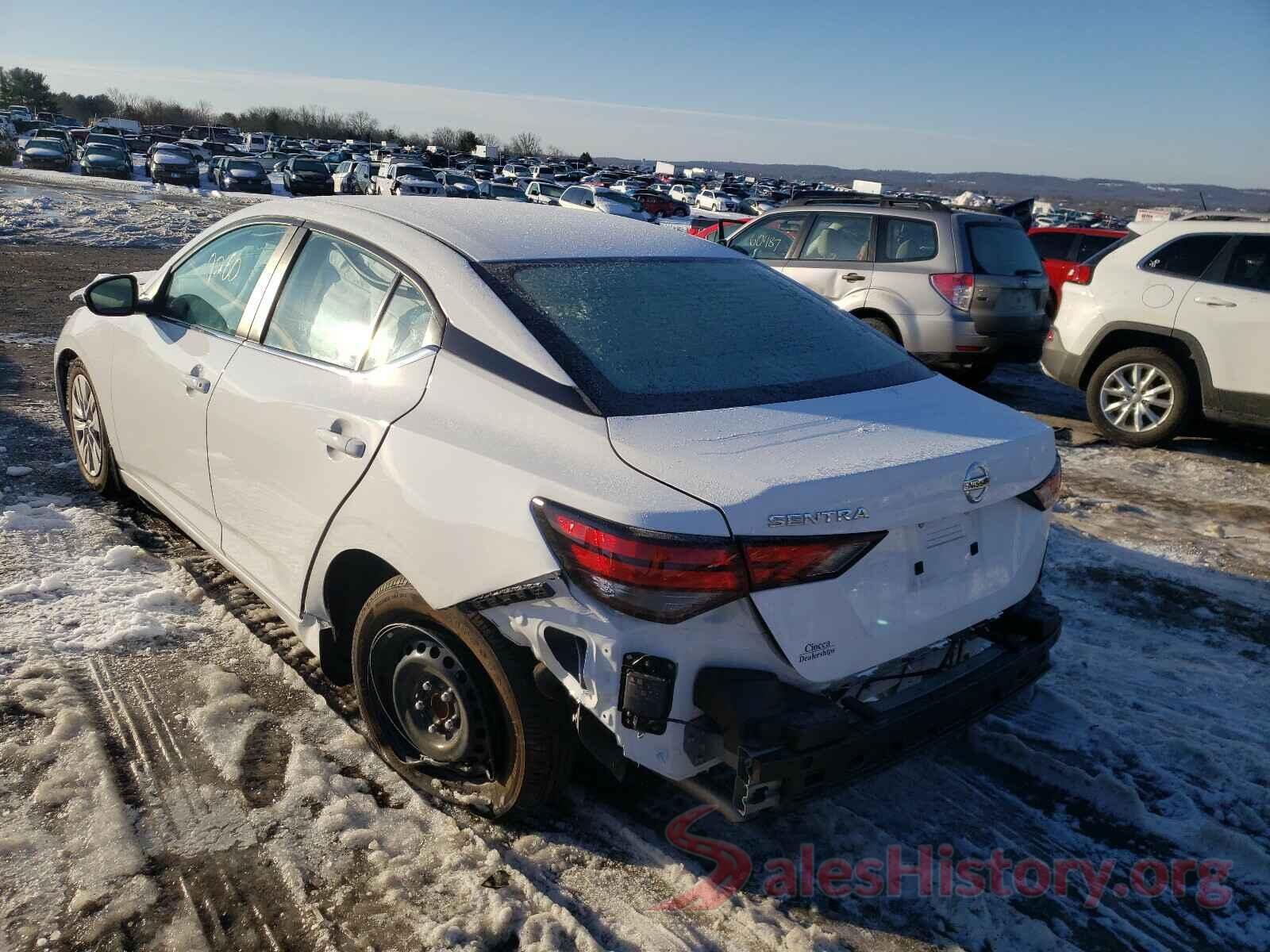 3N1AB8BV6LY272054 2020 NISSAN SENTRA