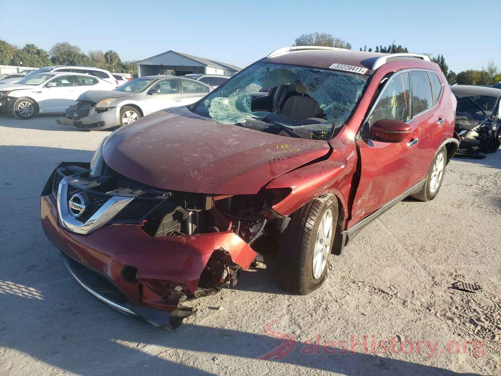 KNMAT2MT9GP670949 2016 NISSAN ROGUE