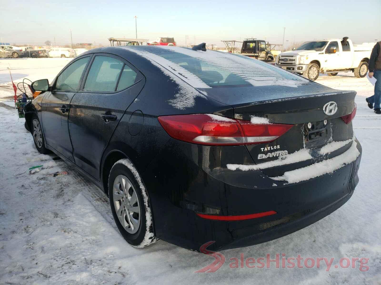 5NPD74LF7HH134605 2017 HYUNDAI ELANTRA