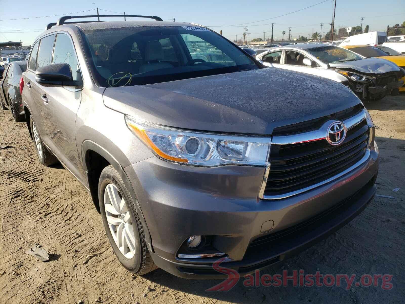 5TDBKRFH5GS322189 2016 TOYOTA HIGHLANDER