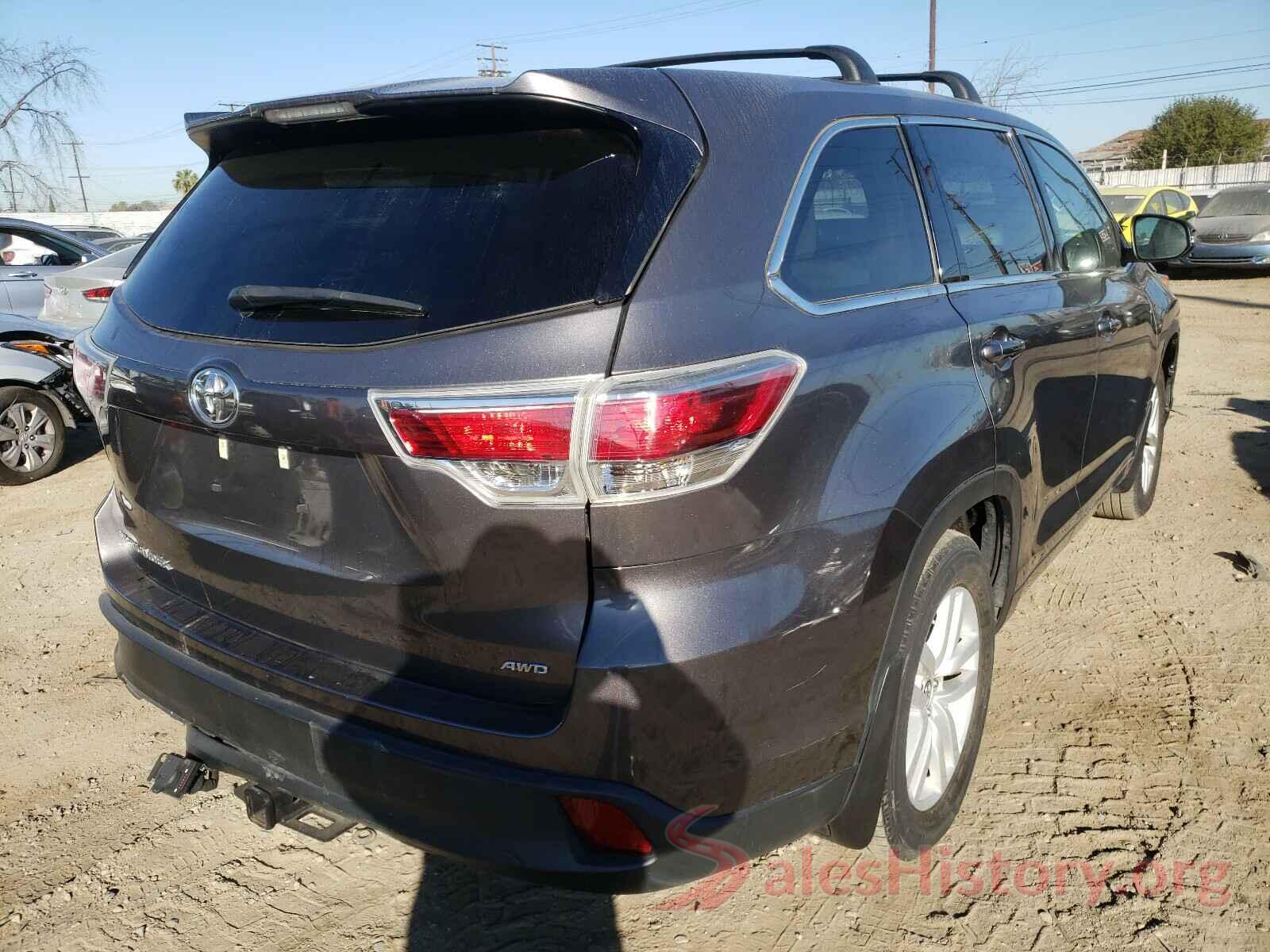 5TDBKRFH5GS322189 2016 TOYOTA HIGHLANDER