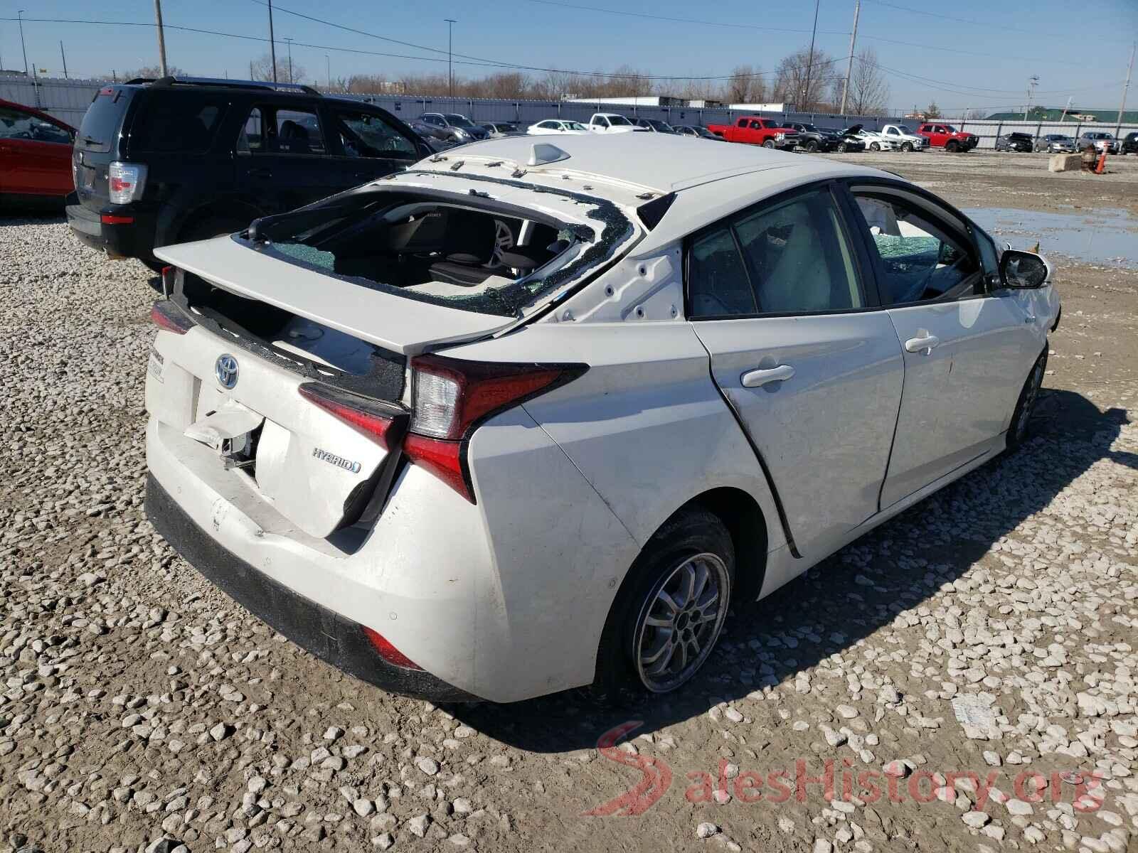 JTDKARFU7K3077518 2019 TOYOTA PRIUS