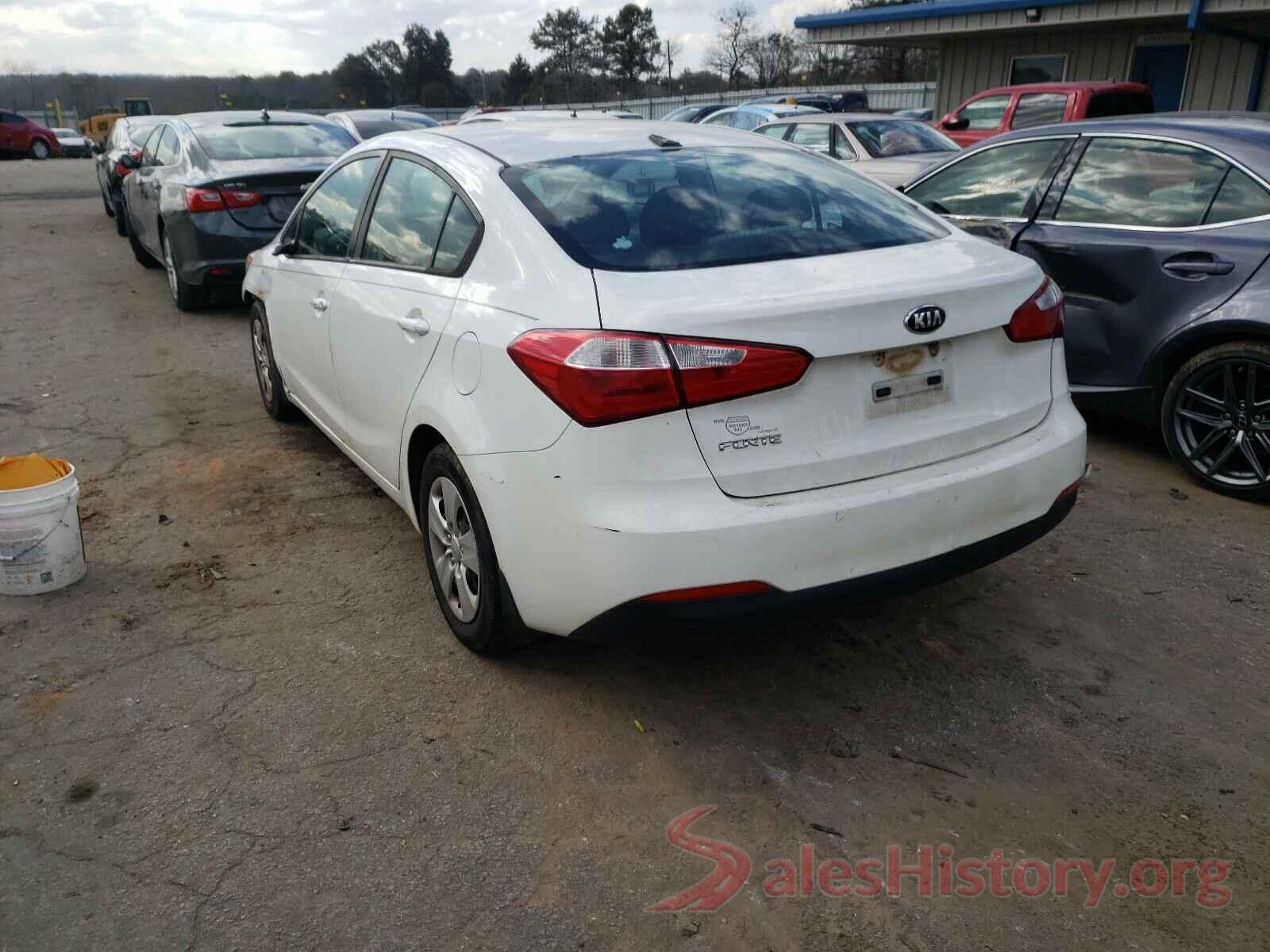 KNAFK4A69G5602811 2016 KIA FORTE