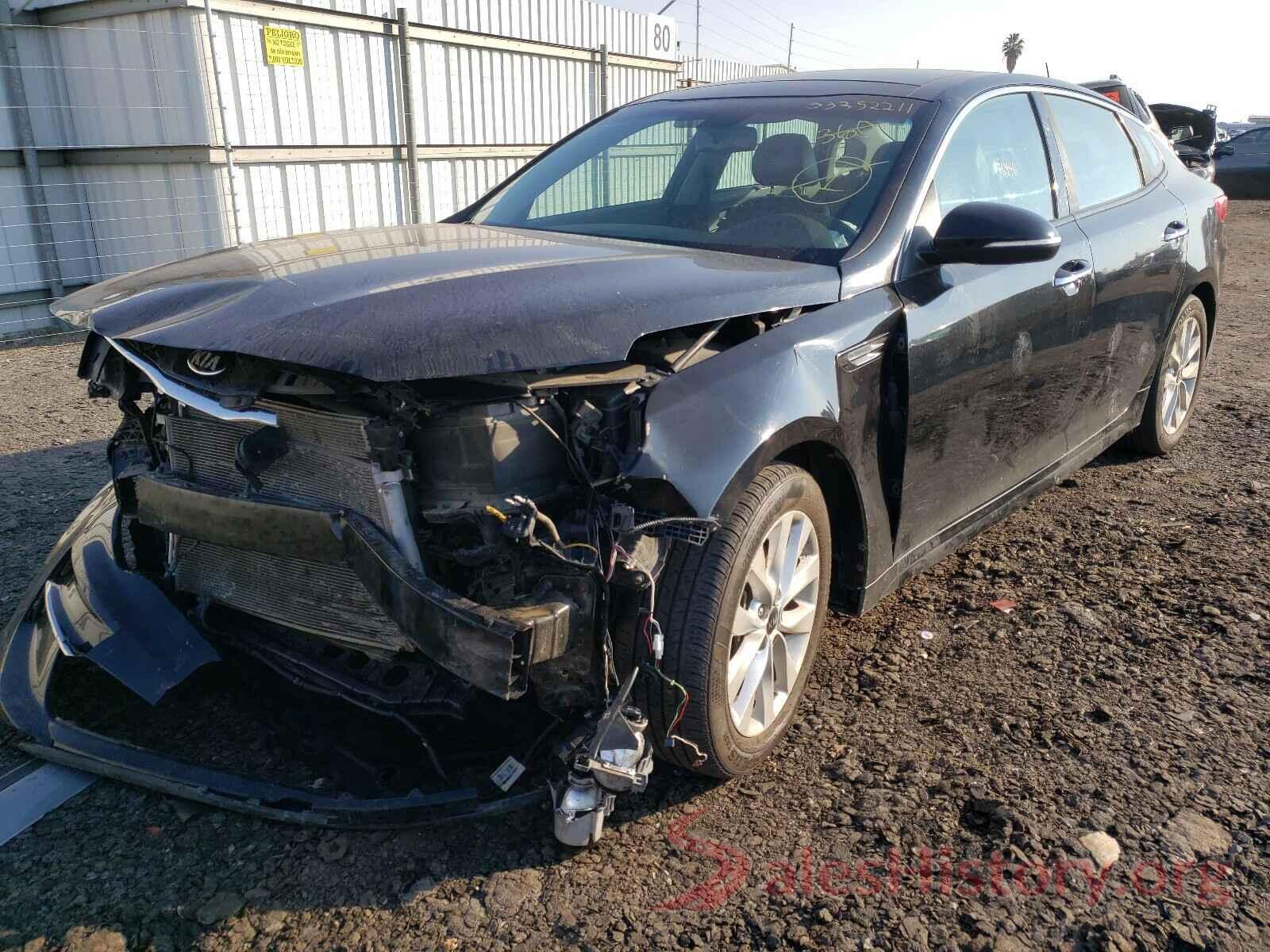 5XXGU4L39GG092802 2016 KIA OPTIMA