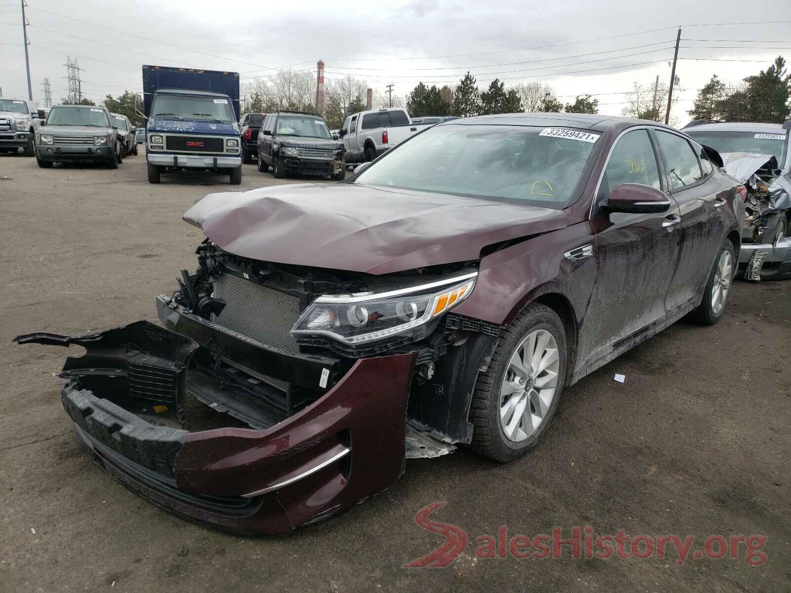 5XXGU4L33GG086848 2016 KIA OPTIMA