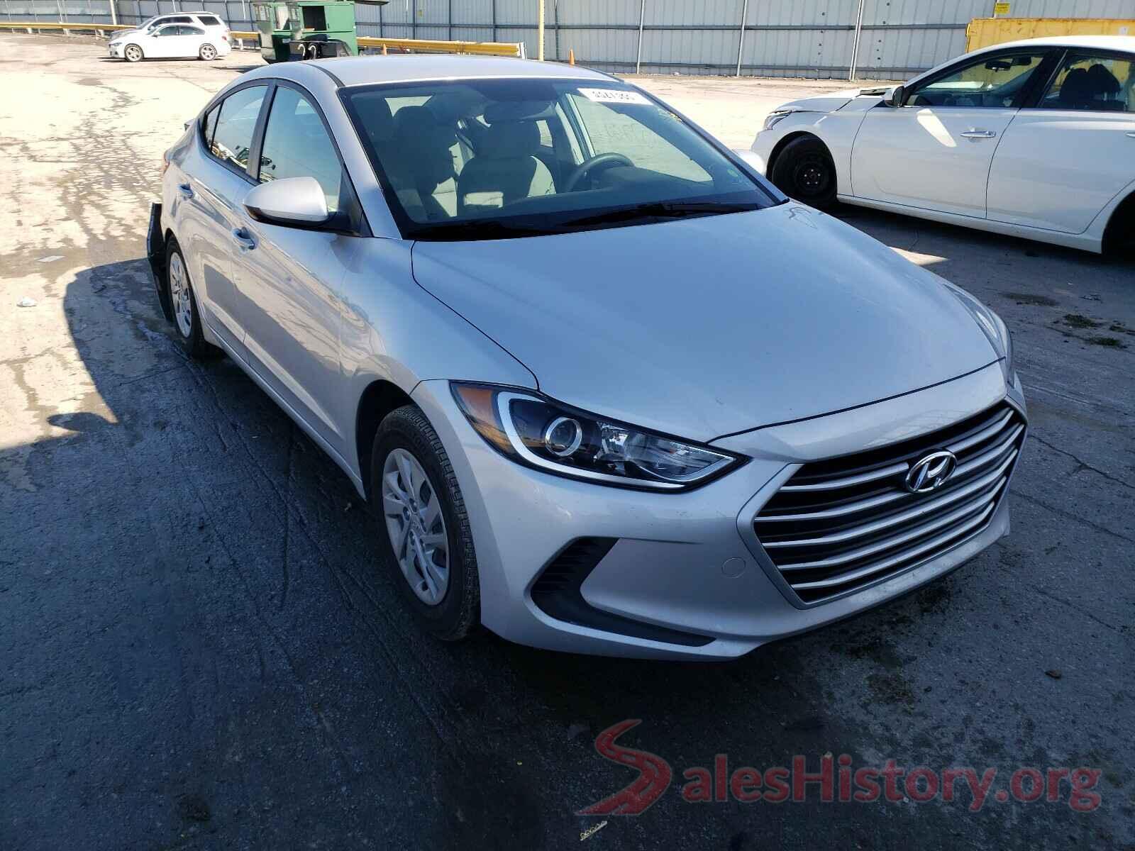 KMHD74LF2HU117910 2017 HYUNDAI ELANTRA