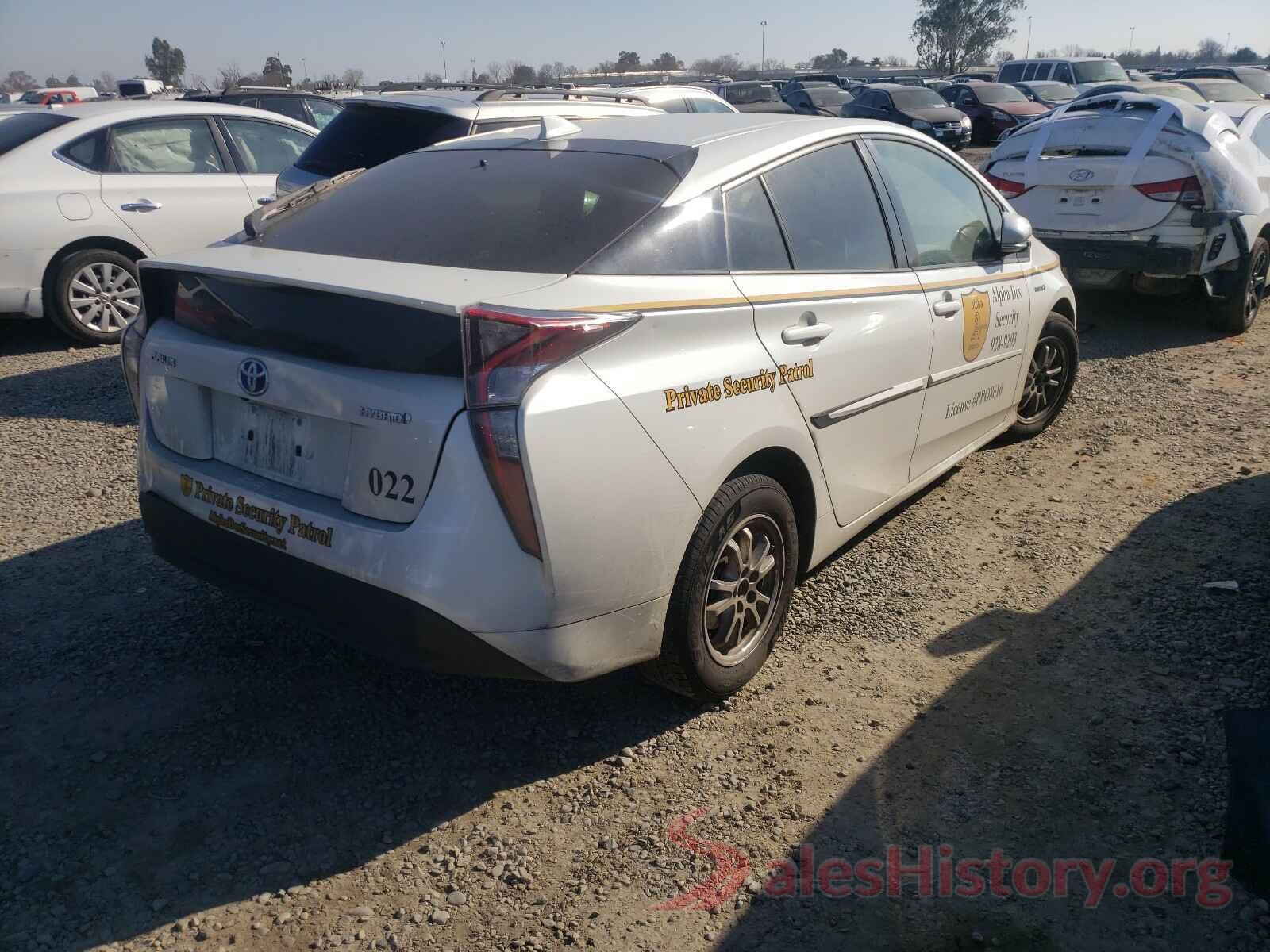 JTDKBRFU6G3020022 2016 TOYOTA PRIUS