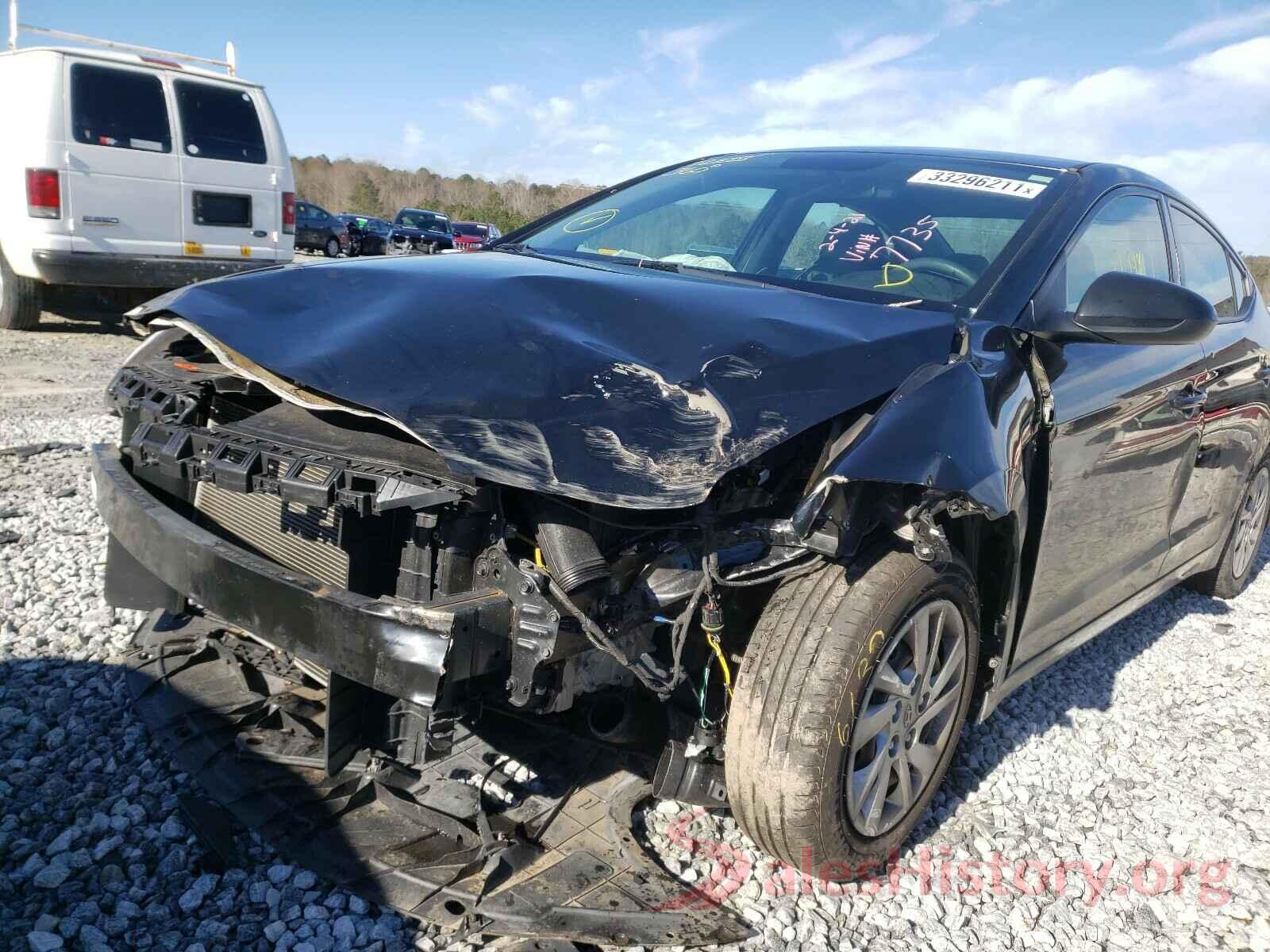 5NPD74LF2HH207735 2017 HYUNDAI ELANTRA