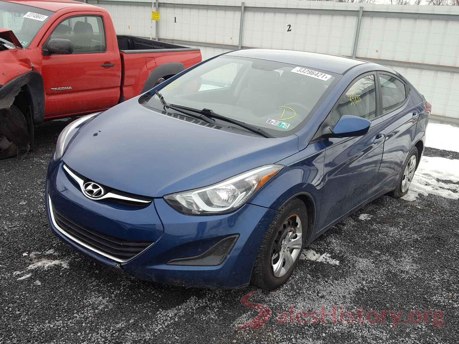 KMHDH4AE5GU543208 2016 HYUNDAI ELANTRA