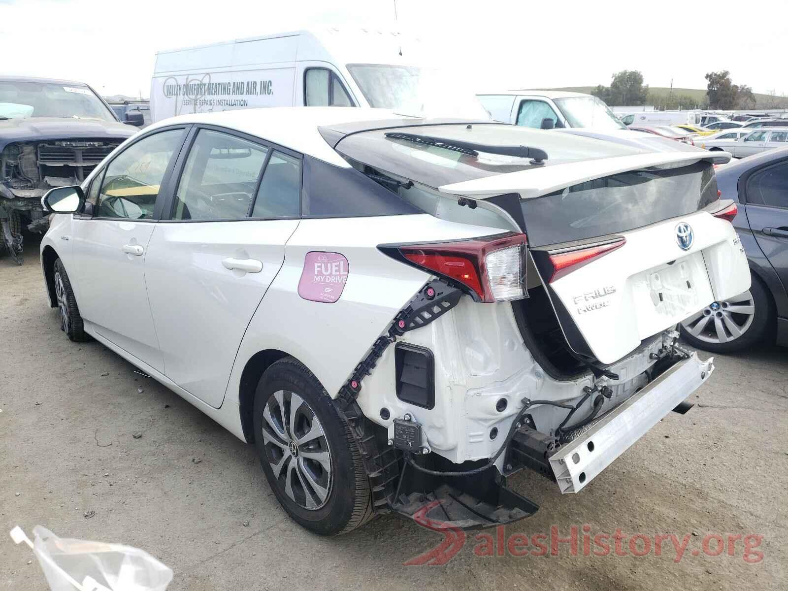 JTDL9RFU2K3004604 2019 TOYOTA PRIUS