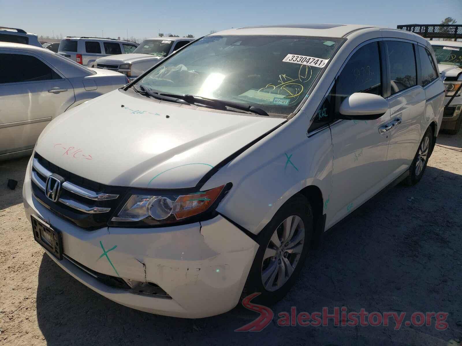 5FNRL5H60GB095336 2016 HONDA ODYSSEY