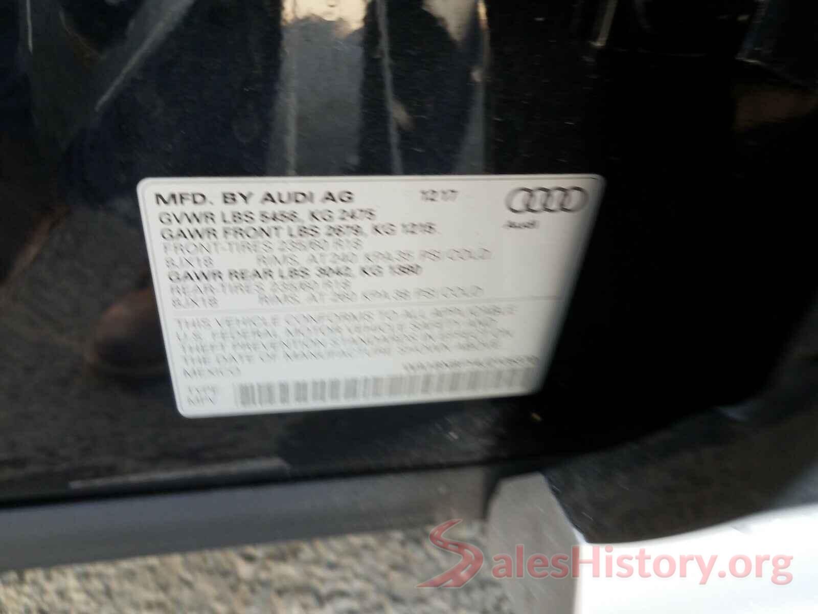 WA1BNBFY4J2105370 2018 AUDI Q5