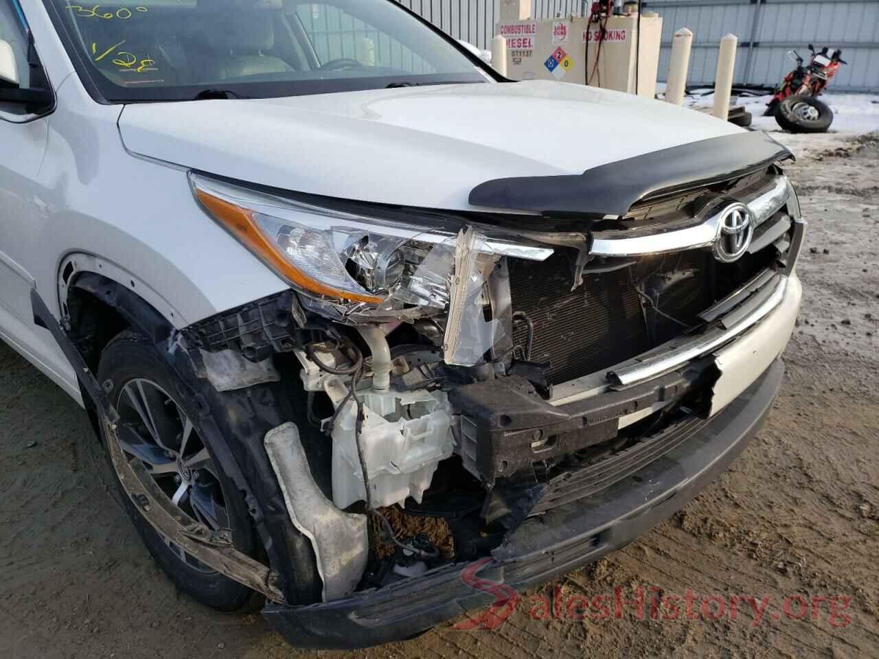 5TDJKRFH5GS257730 2016 TOYOTA HIGHLANDER