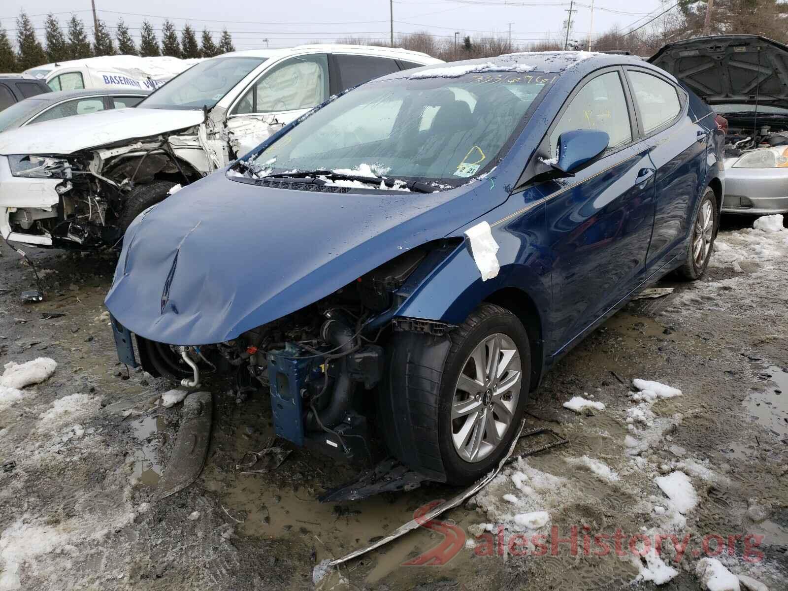 KMHDH4AE2GU599445 2016 HYUNDAI ELANTRA