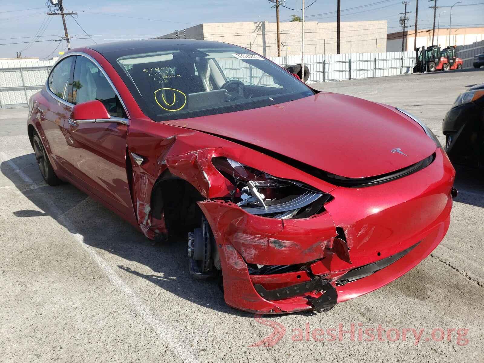 5YJ3E1EBXLF635795 2020 TESLA MODEL 3