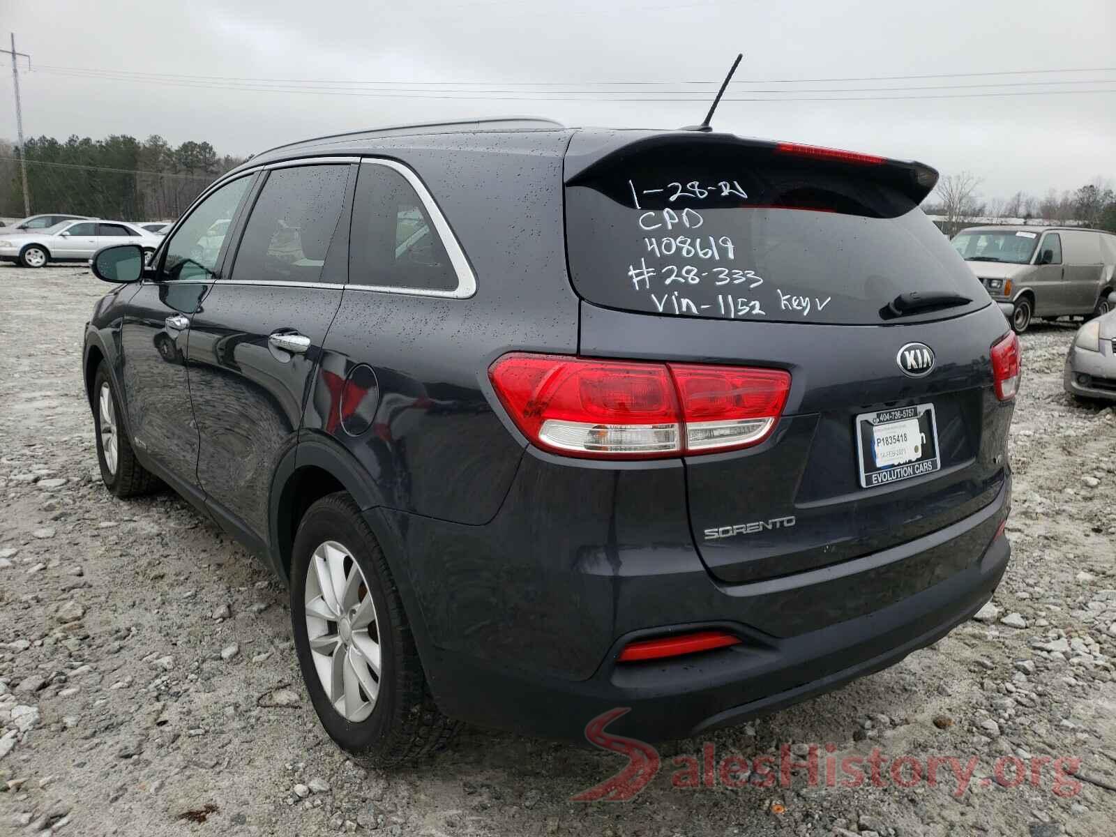 5XYPGDA54HG291152 2017 KIA SORENTO