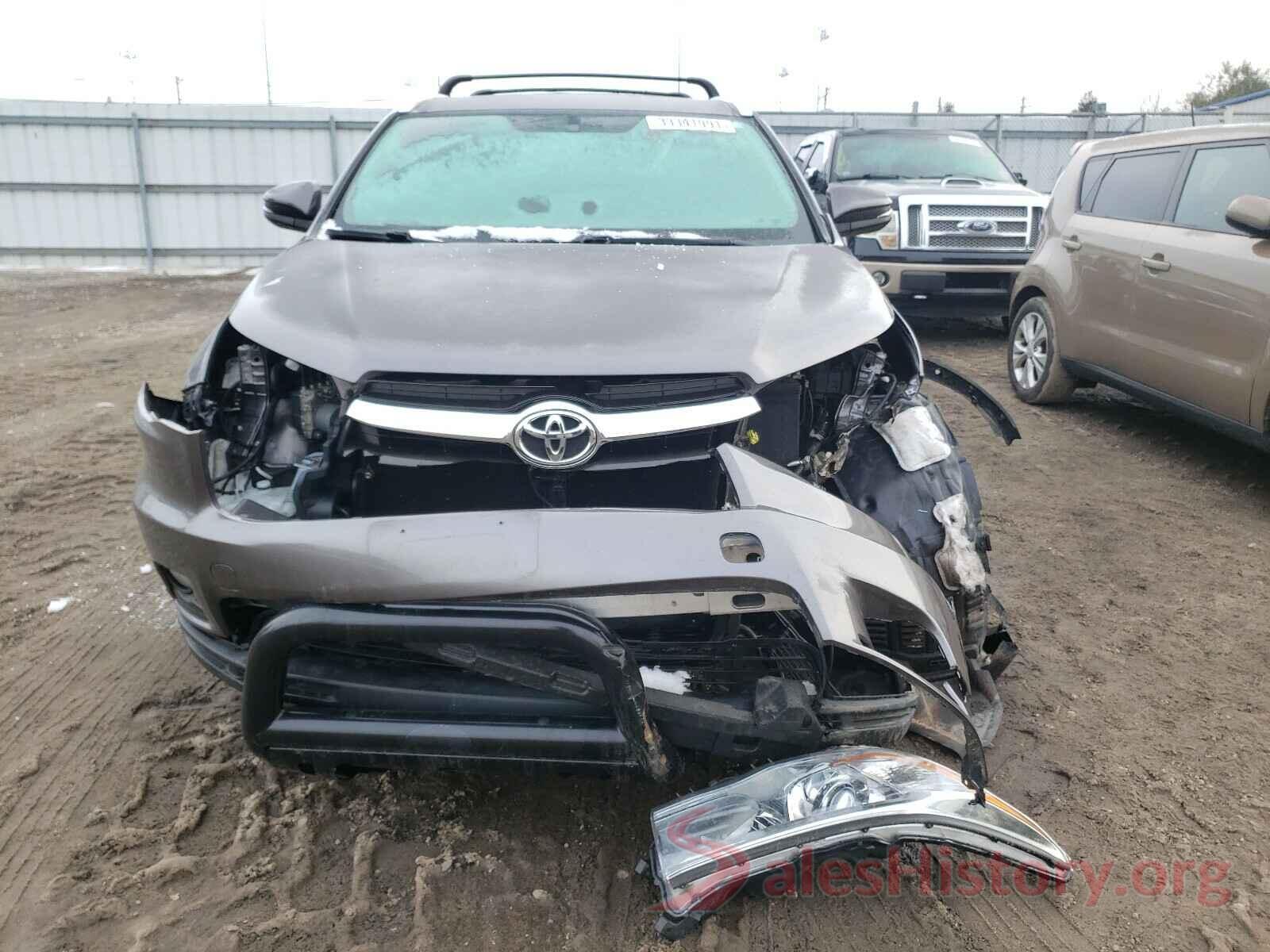 5TDJKRFHXGS500948 2016 TOYOTA HIGHLANDER