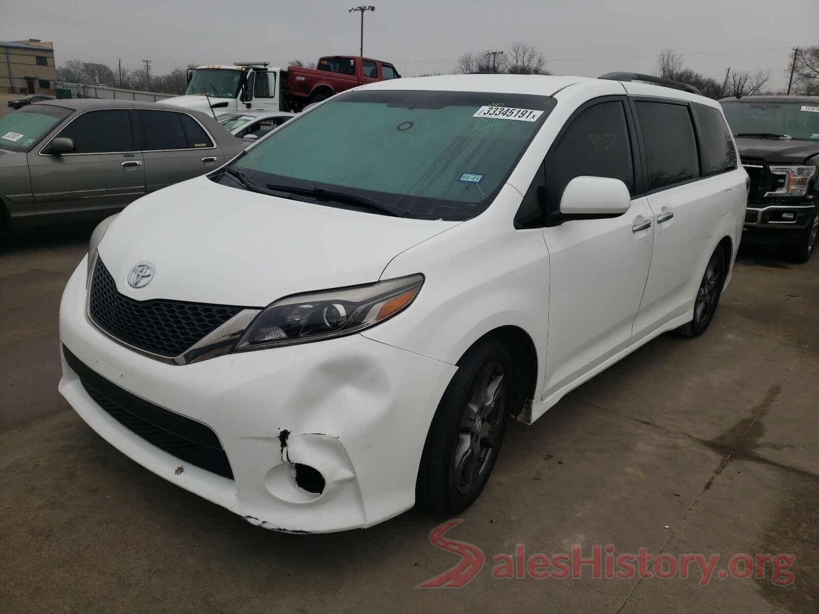 5TDXZ3DC0HS839603 2017 TOYOTA SIENNA