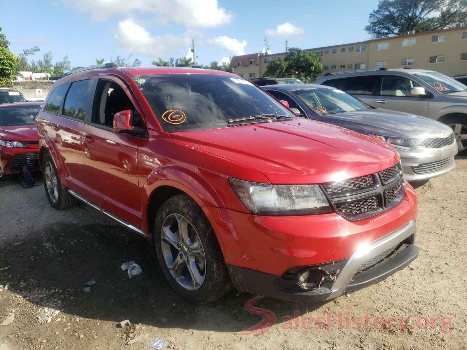 3C4PDCGG8HT594634 2017 DODGE JOURNEY