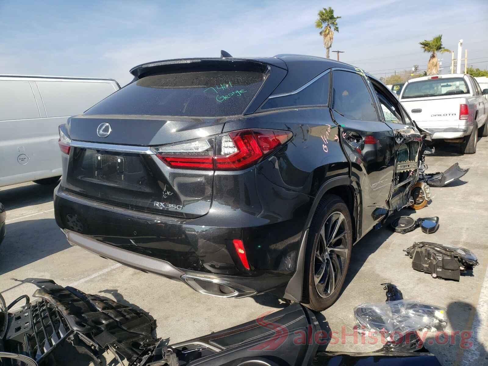 2T2BZMCA0KC195127 2019 LEXUS RX350