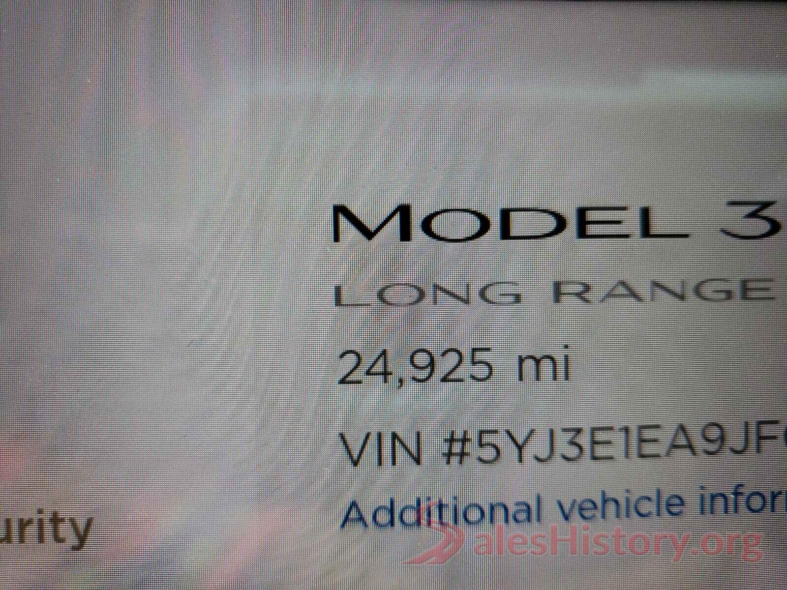 5YJ3E1EA9JF027996 2018 TESLA MODEL 3