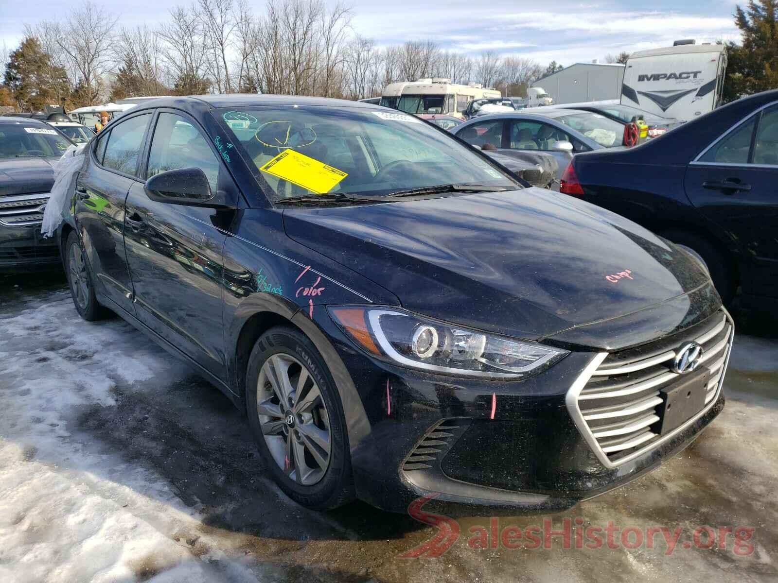 5NPD84LF6HH052071 2017 HYUNDAI ELANTRA