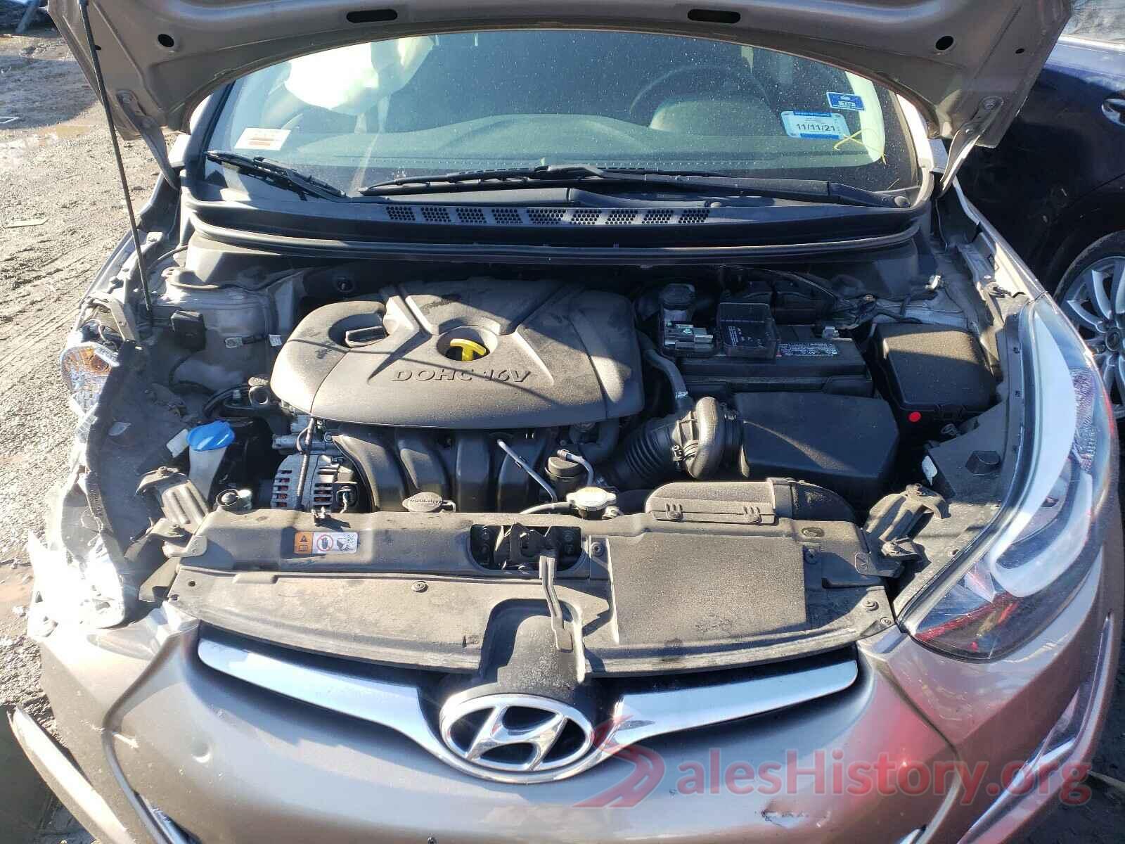 5NPDH4AE1GH764299 2016 HYUNDAI ELANTRA