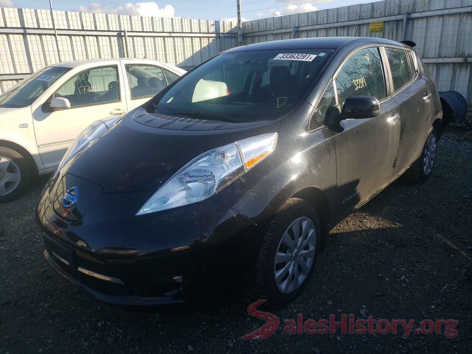 1N4AZ0CP3GC301282 2016 NISSAN LEAF