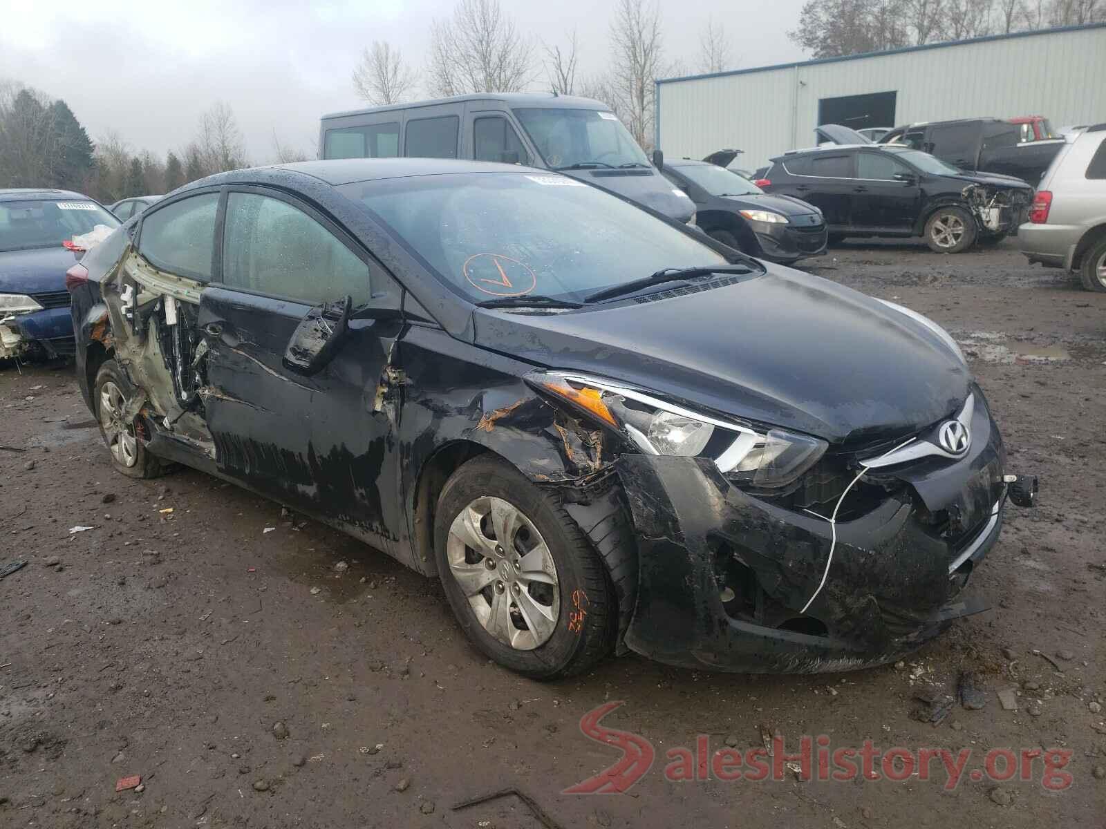 5NPDH4AE3GH755376 2016 HYUNDAI ELANTRA