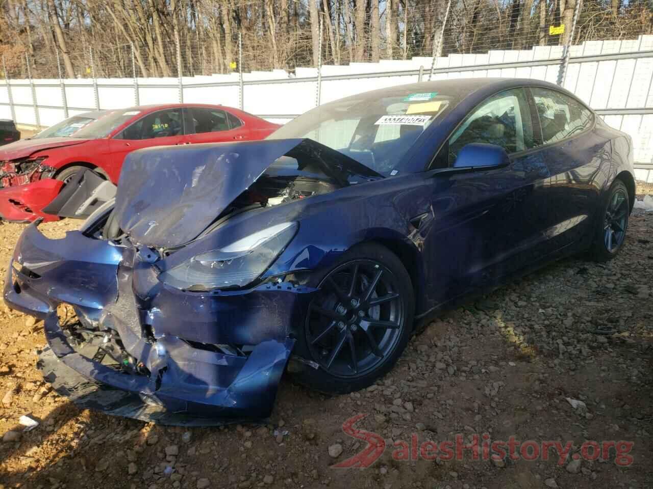 5YJ3E1EA0MF085743 2021 TESLA MODEL 3