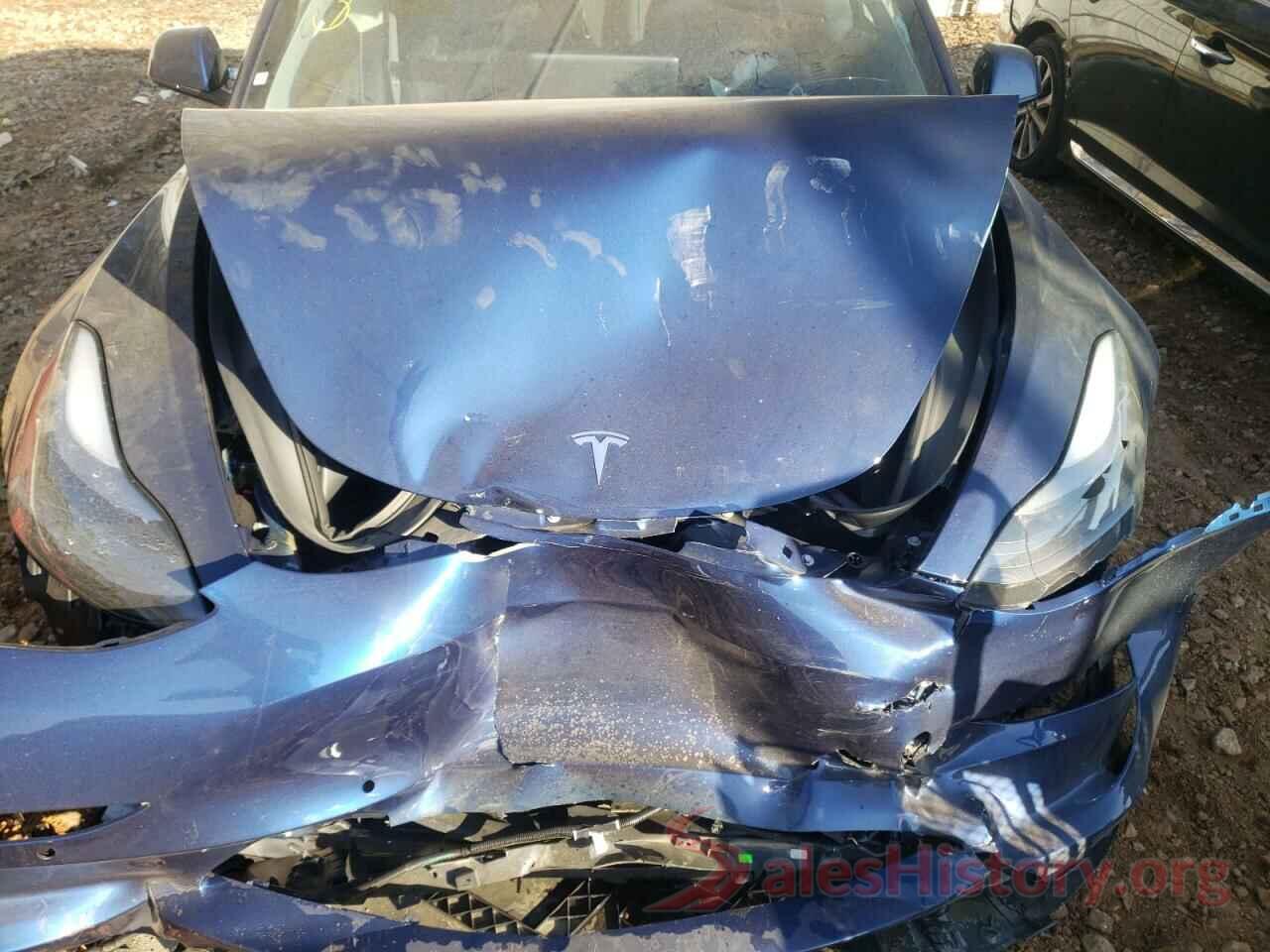 5YJ3E1EA0MF085743 2021 TESLA MODEL 3