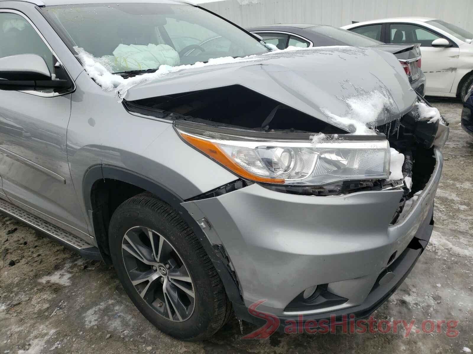 5TDJKRFH3GS287440 2016 TOYOTA HIGHLANDER