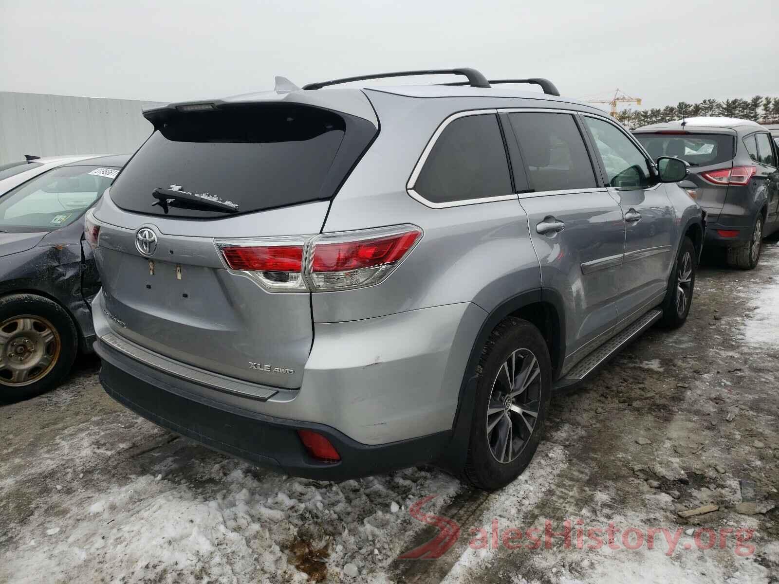 5TDJKRFH3GS287440 2016 TOYOTA HIGHLANDER