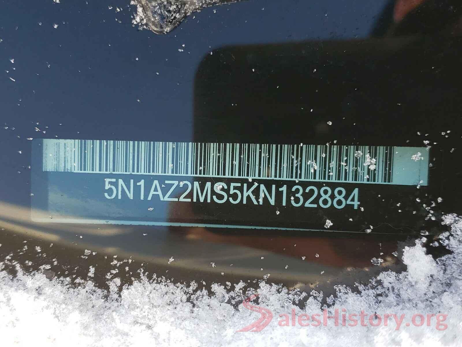 5N1AZ2MS5KN132884 2019 NISSAN MURANO